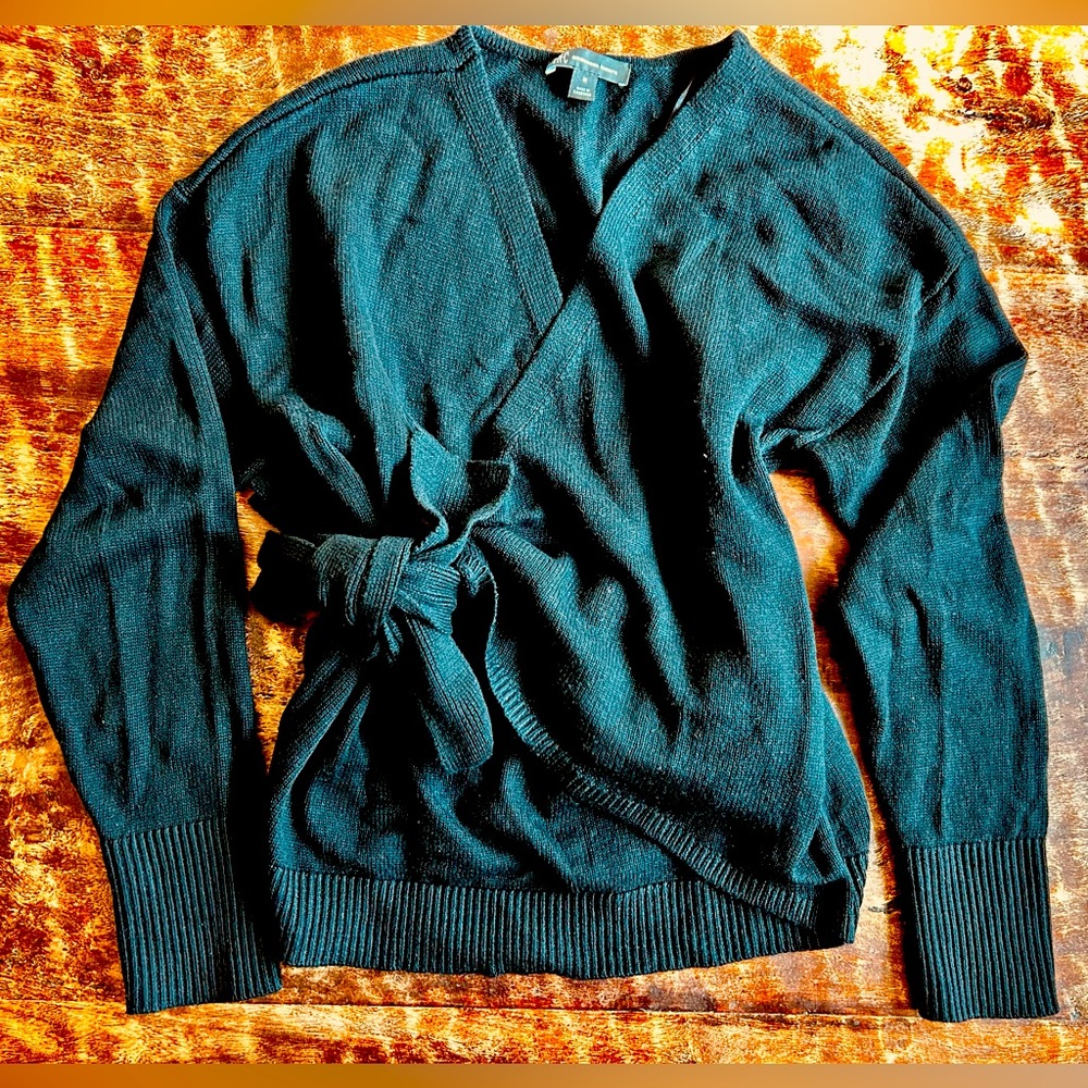 Wrap sweater